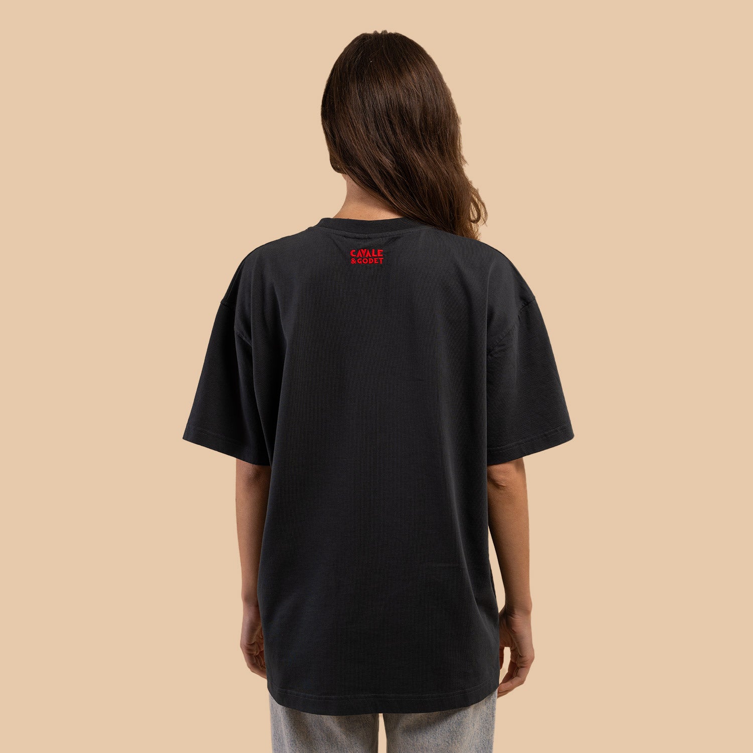 T-shirt loose cœur