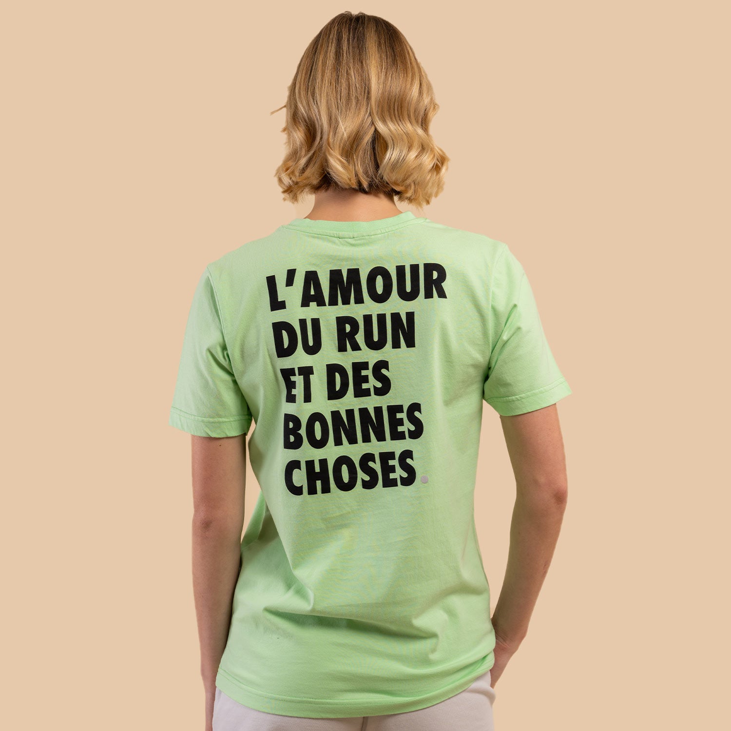 T-shirt regular "Amour du Run" vert