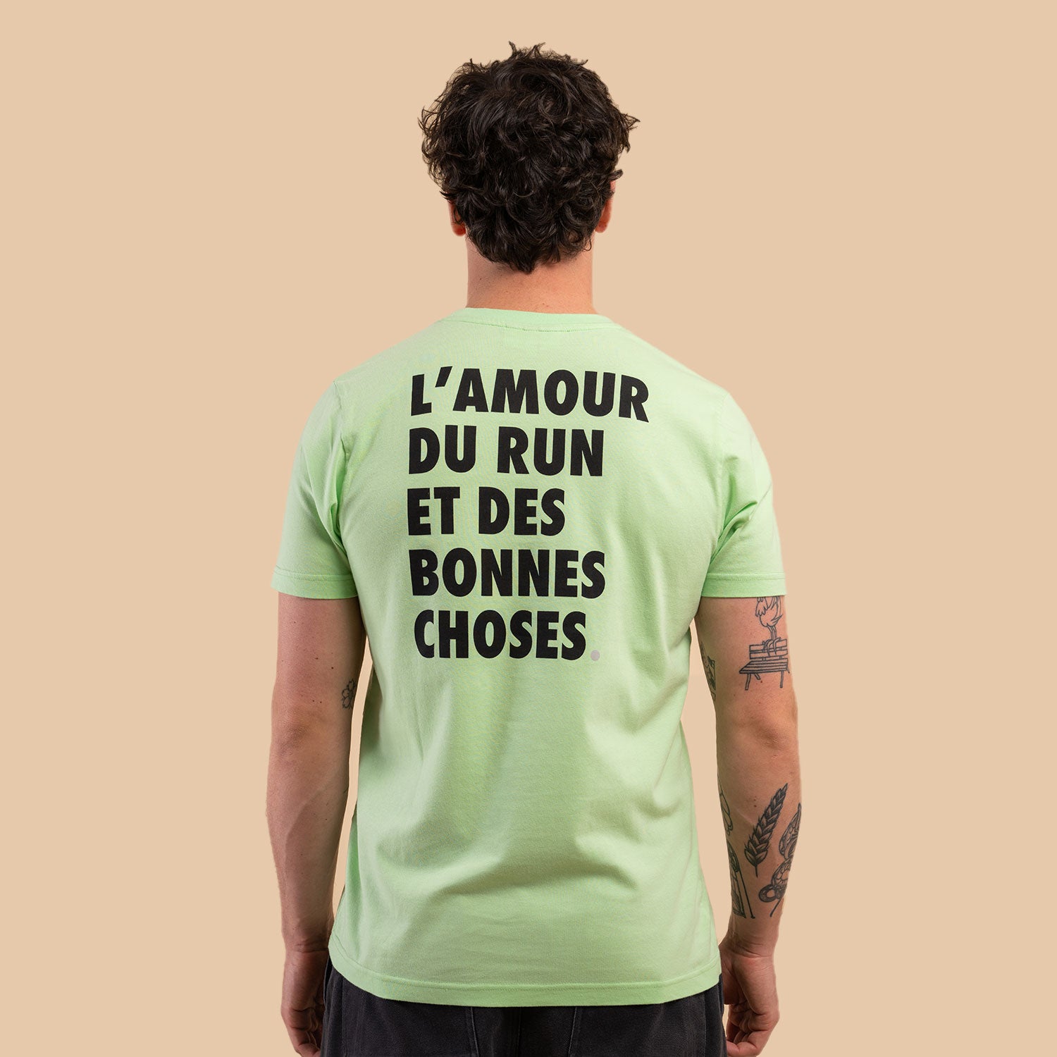 T-shirt regular "Amour du Run" vert