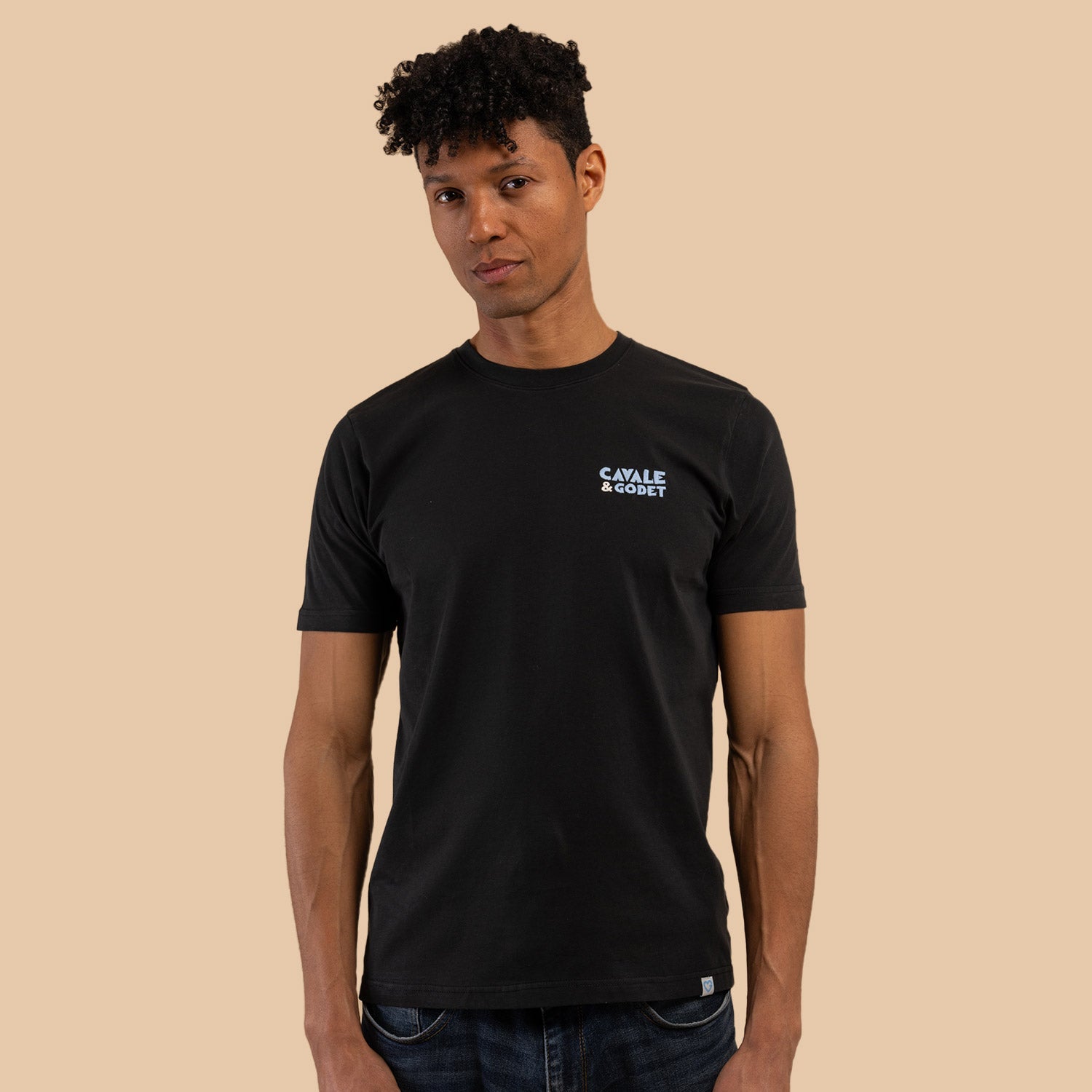 T-shirt regular noir