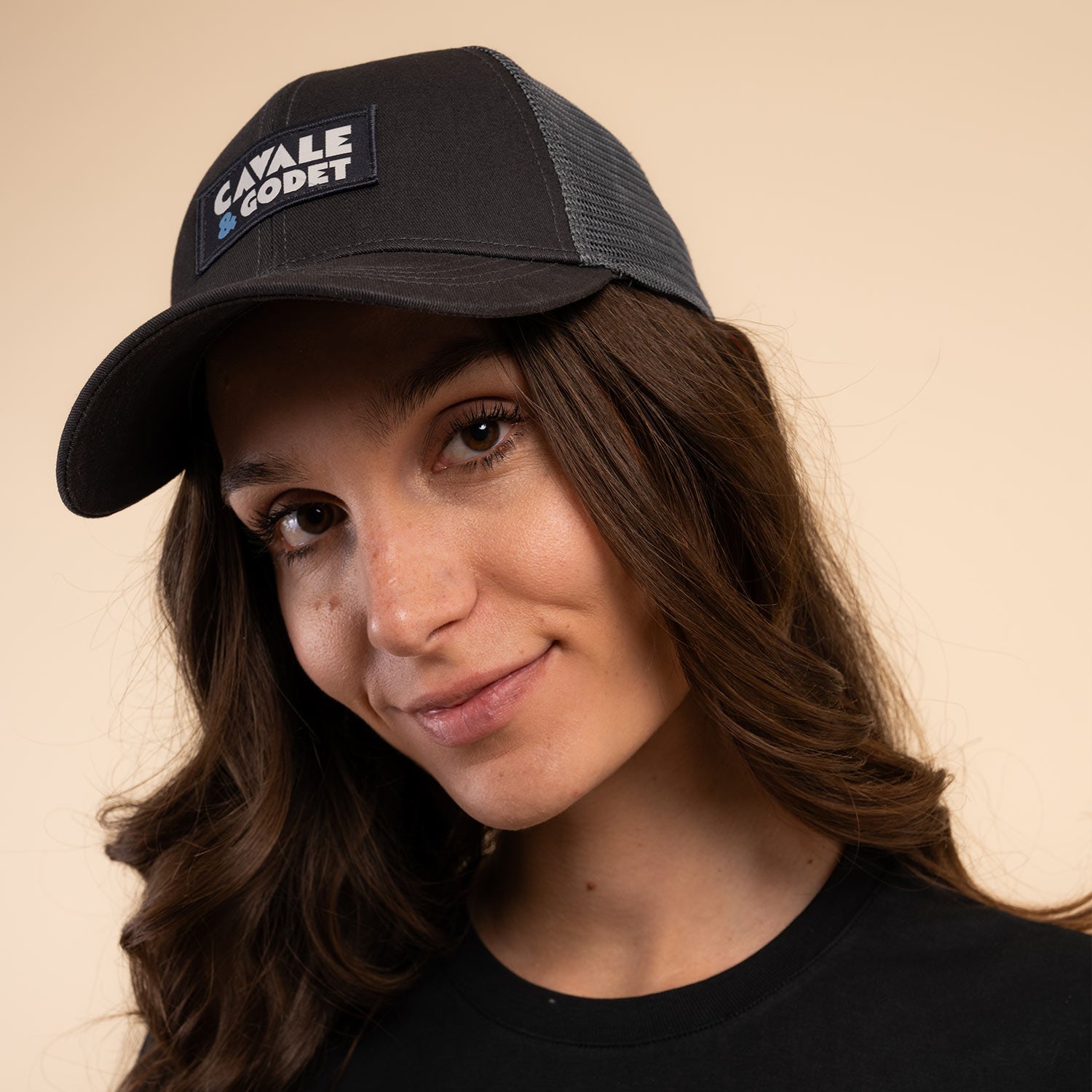 Casquette trucker noir