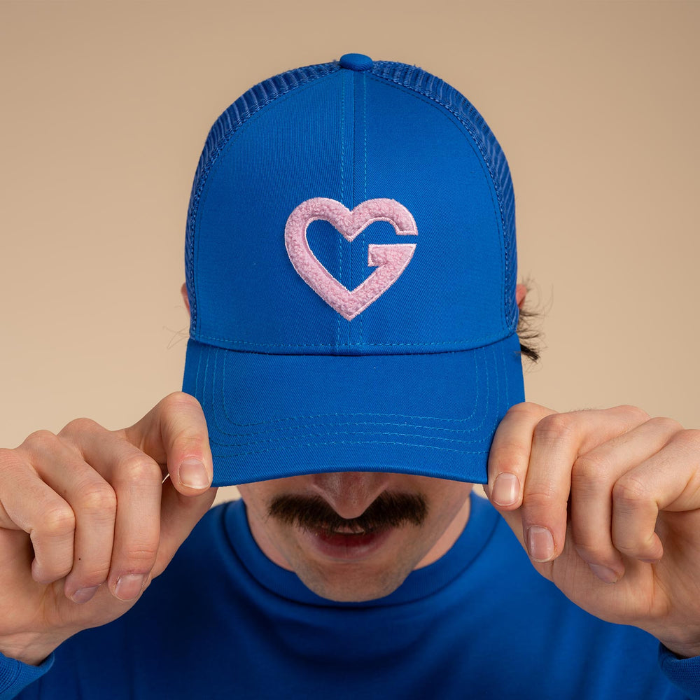 Casquette trucker cœur