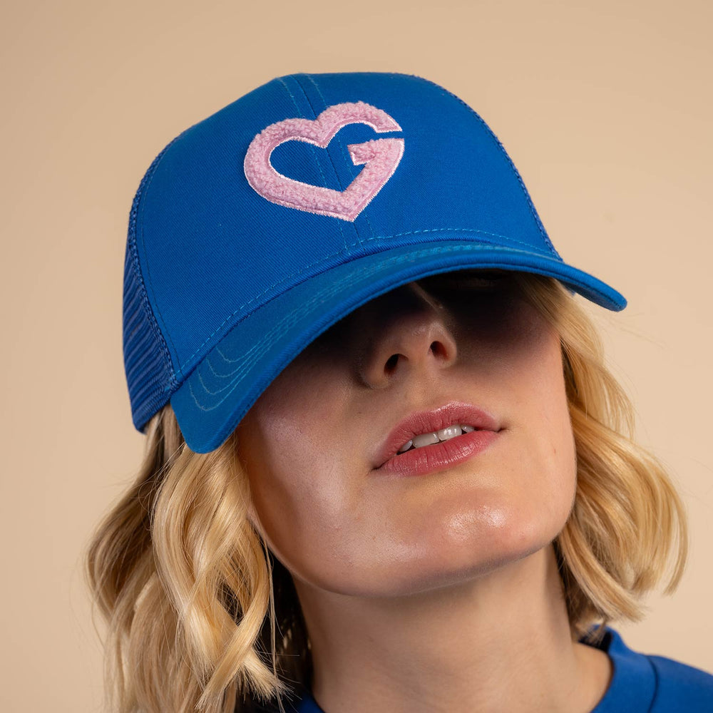 Casquette trucker cœur