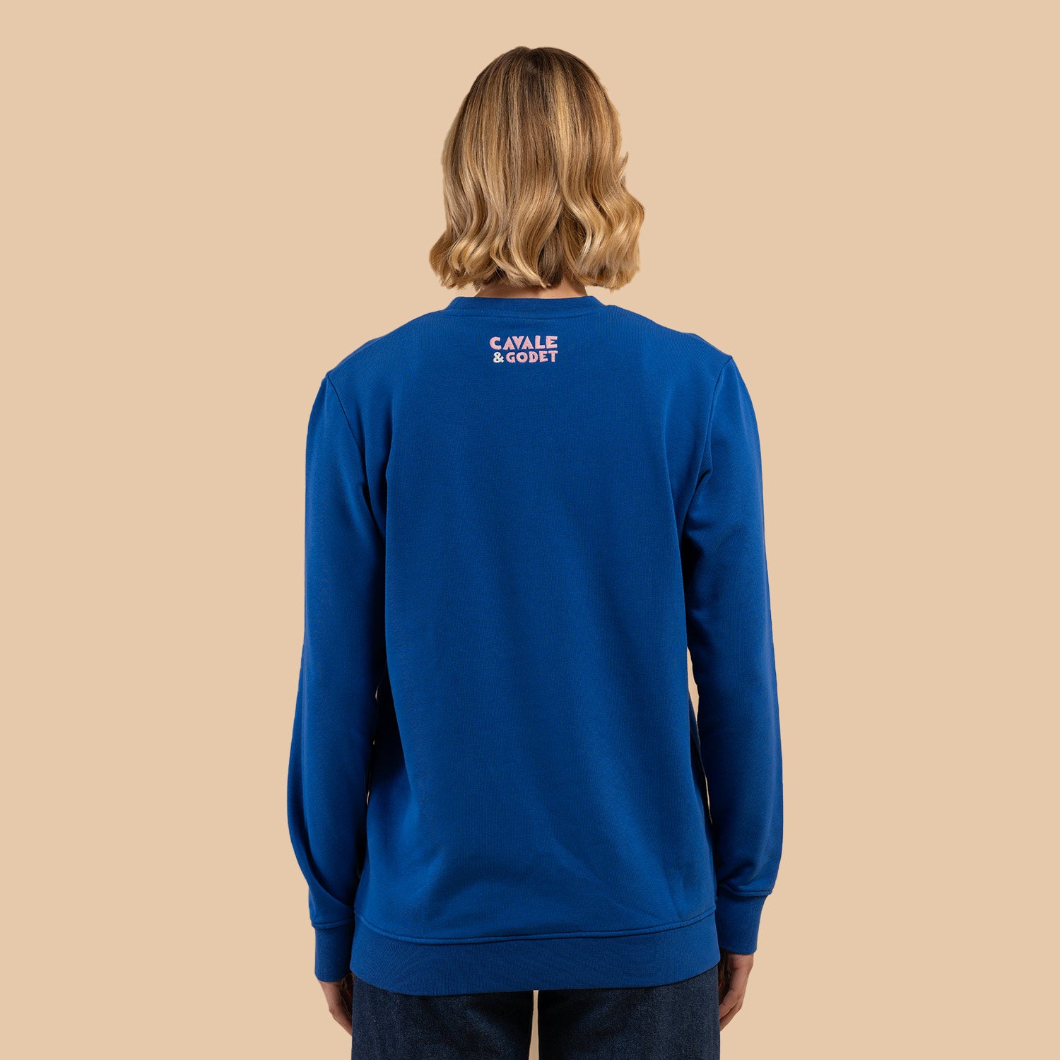Sweat coeur bleu