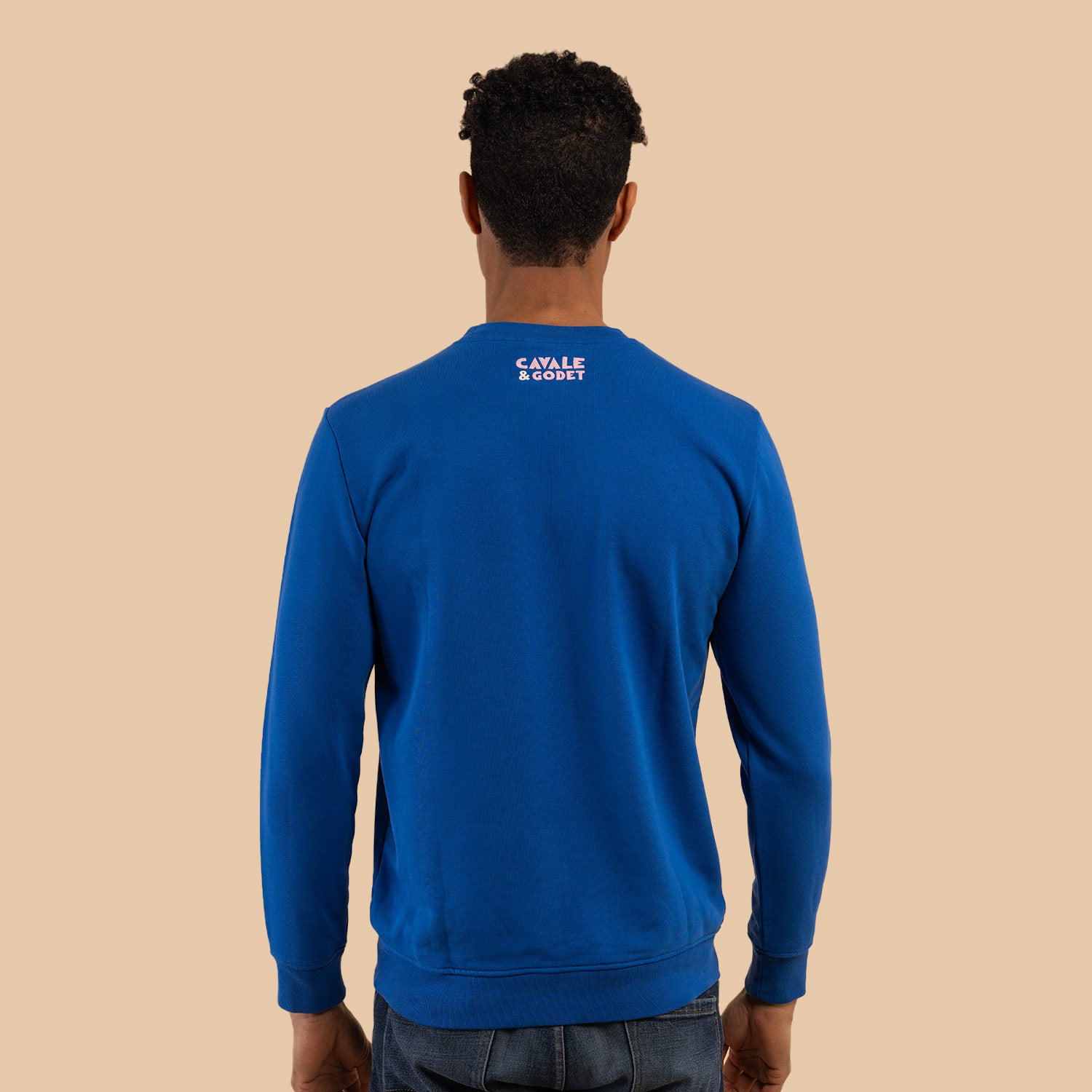 Sweat coeur bleu