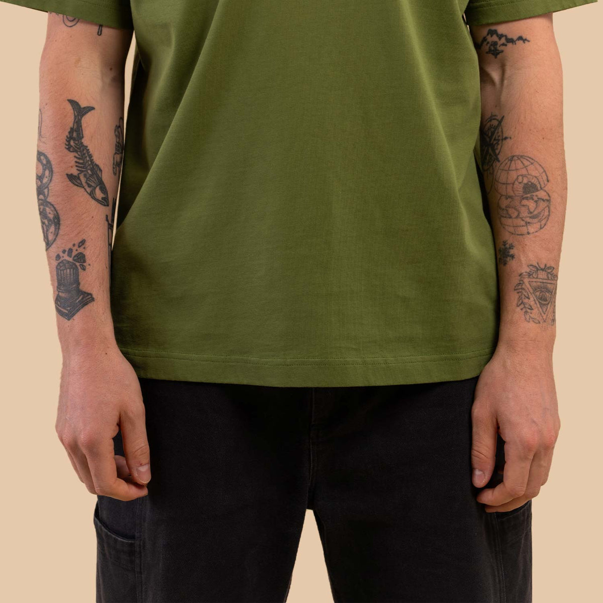 T-shirt loose coeur