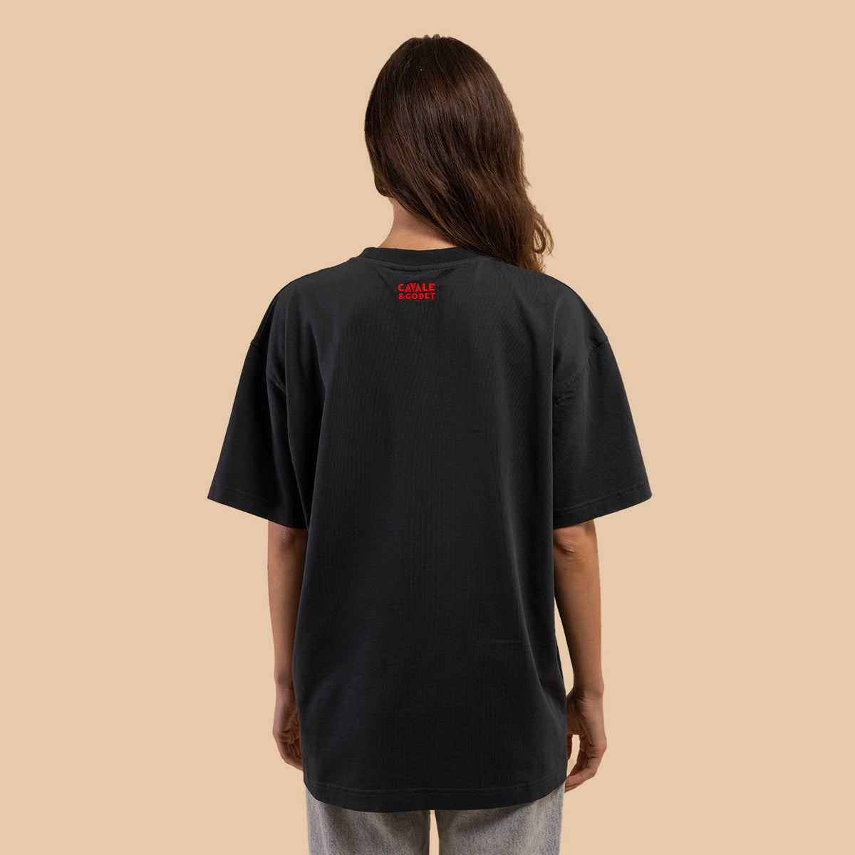 T-shirt loose cœur