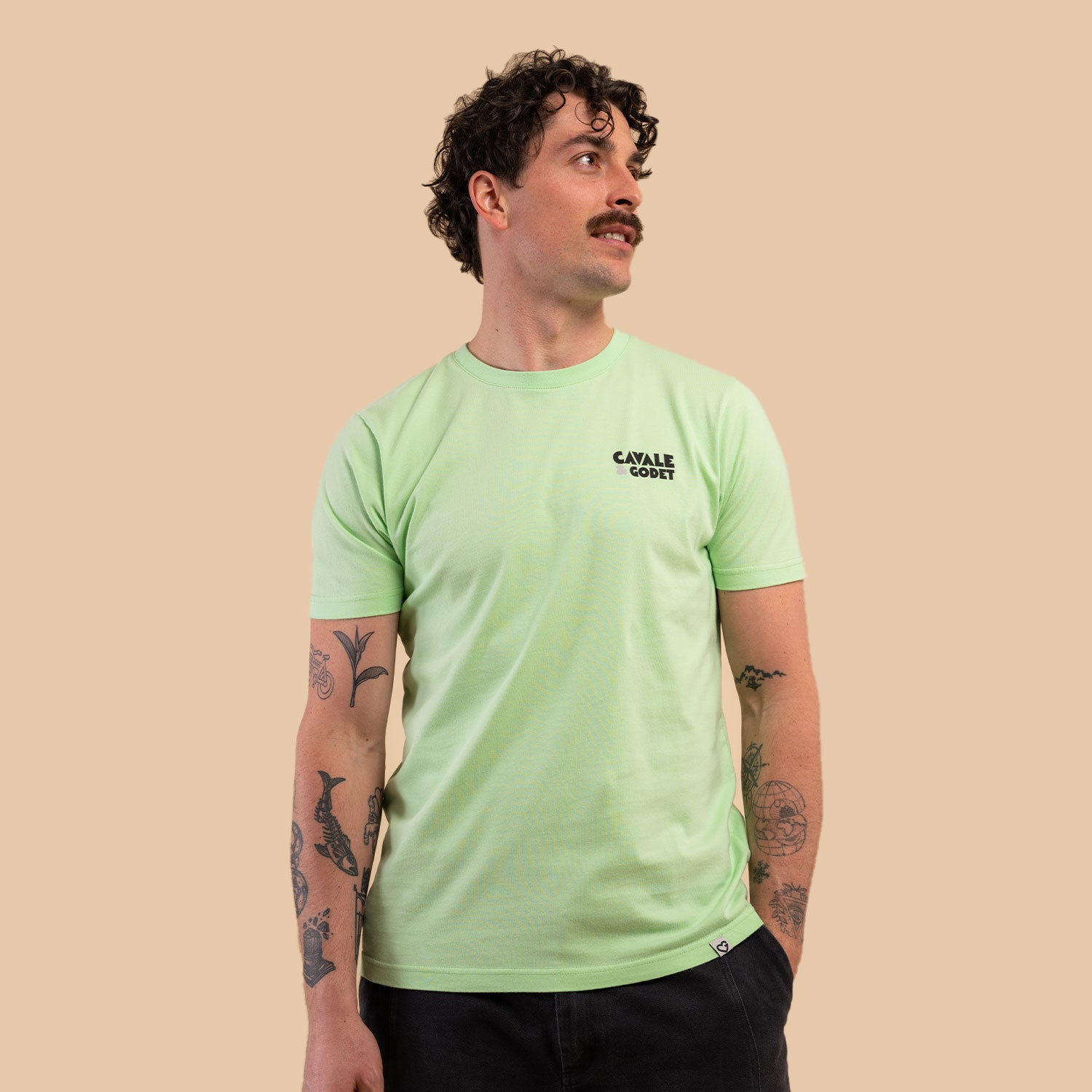 T-shirt regular "Amour du Run" vert
