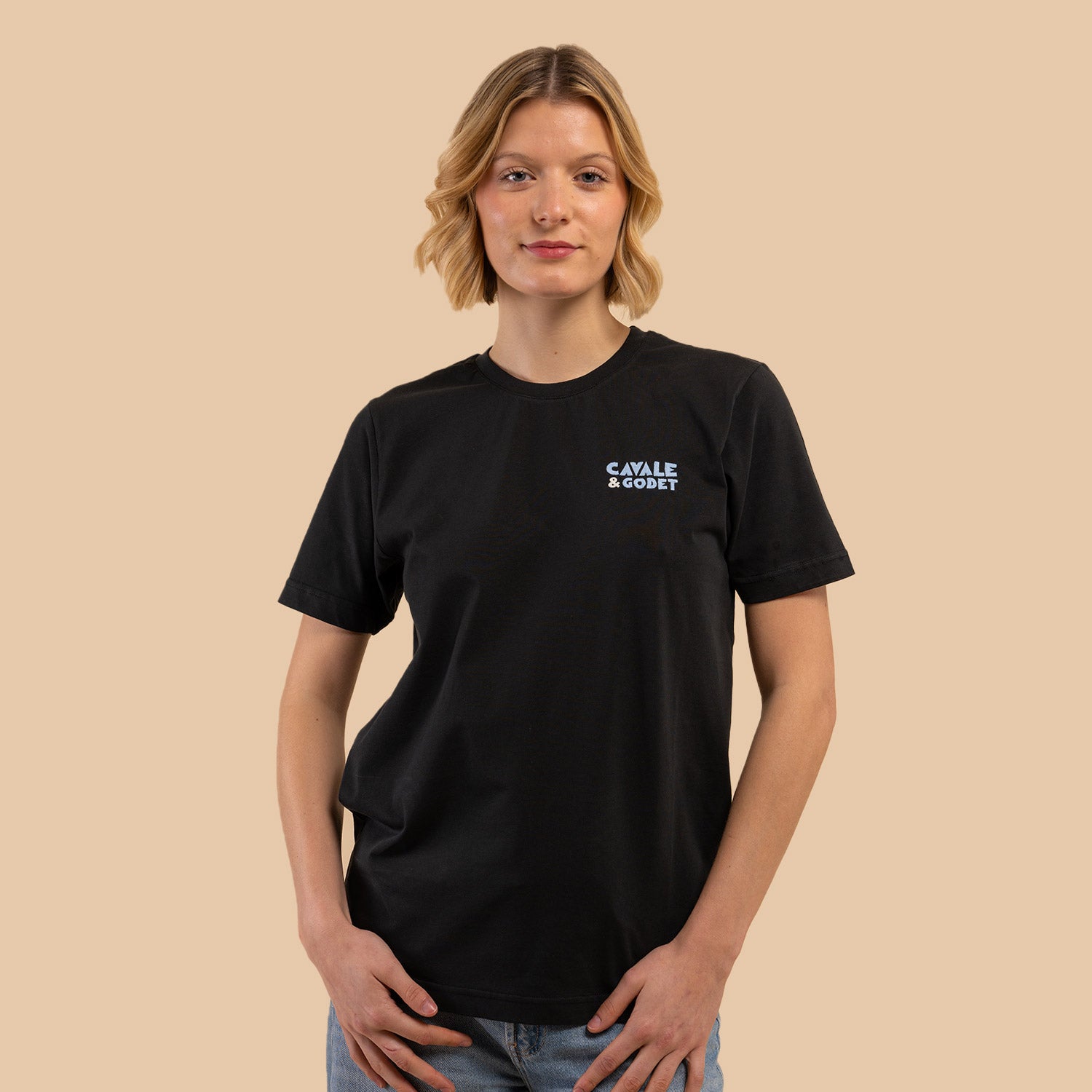 T-shirt regular noir