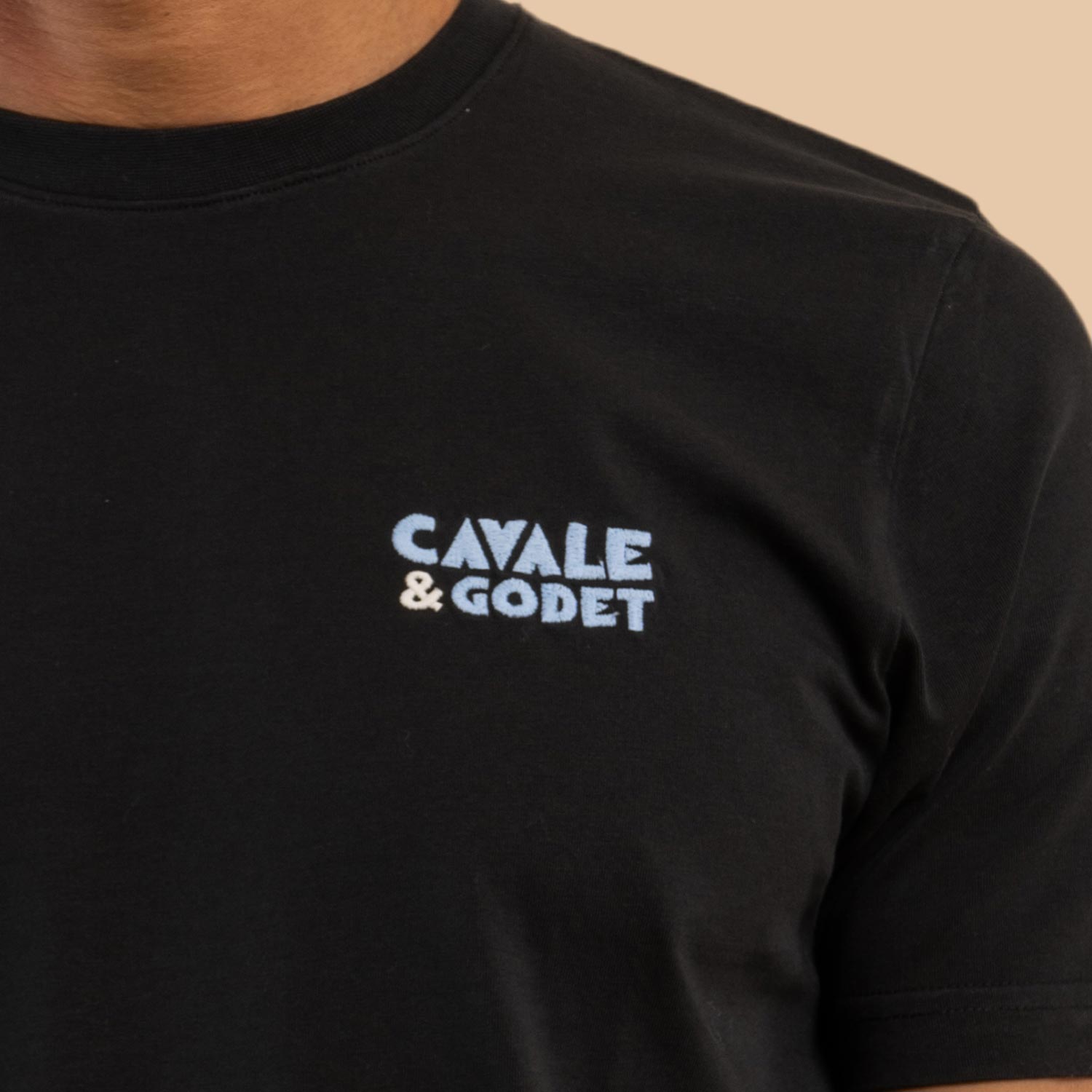 T-shirt regular noir