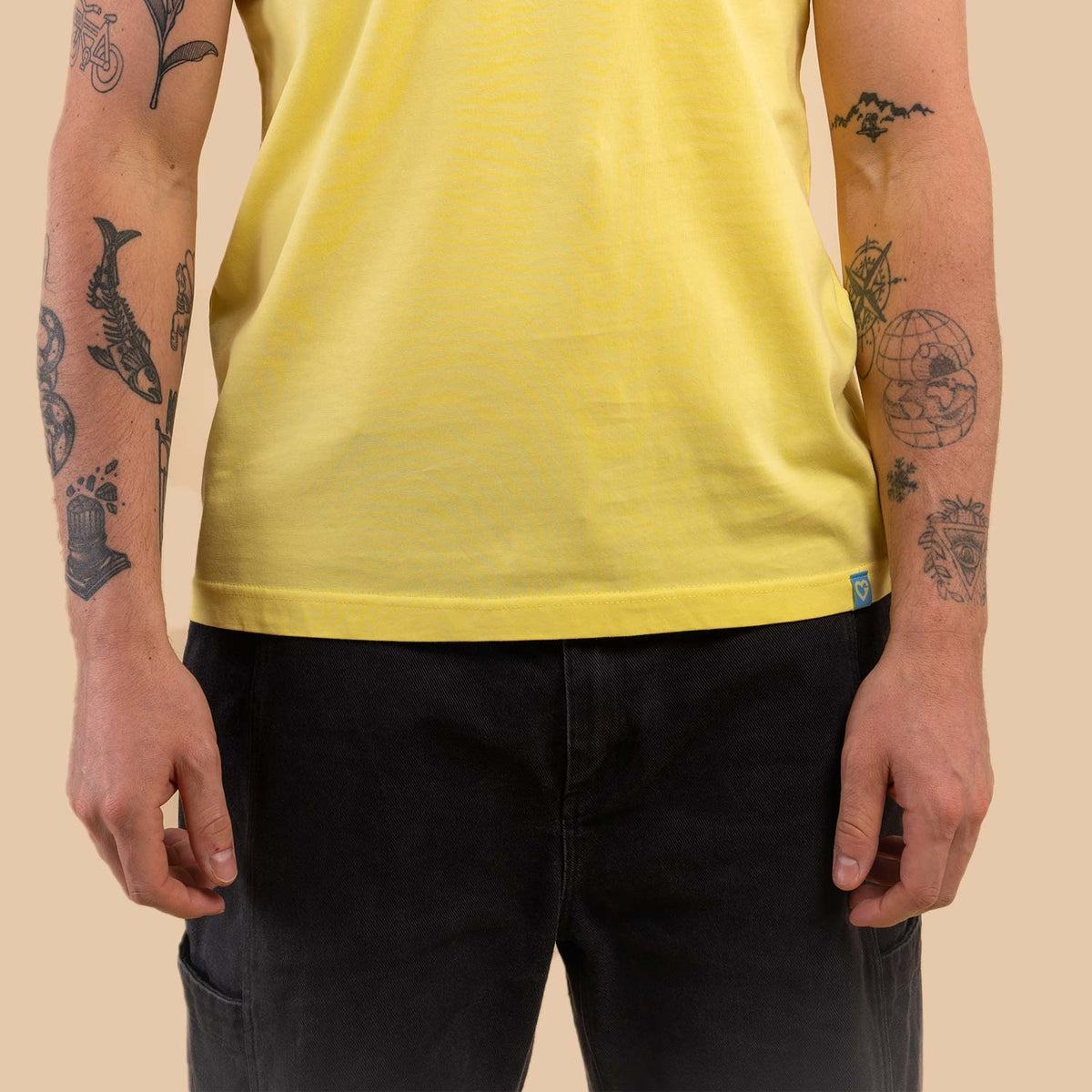 T-shirt regular "Km & Mozza"