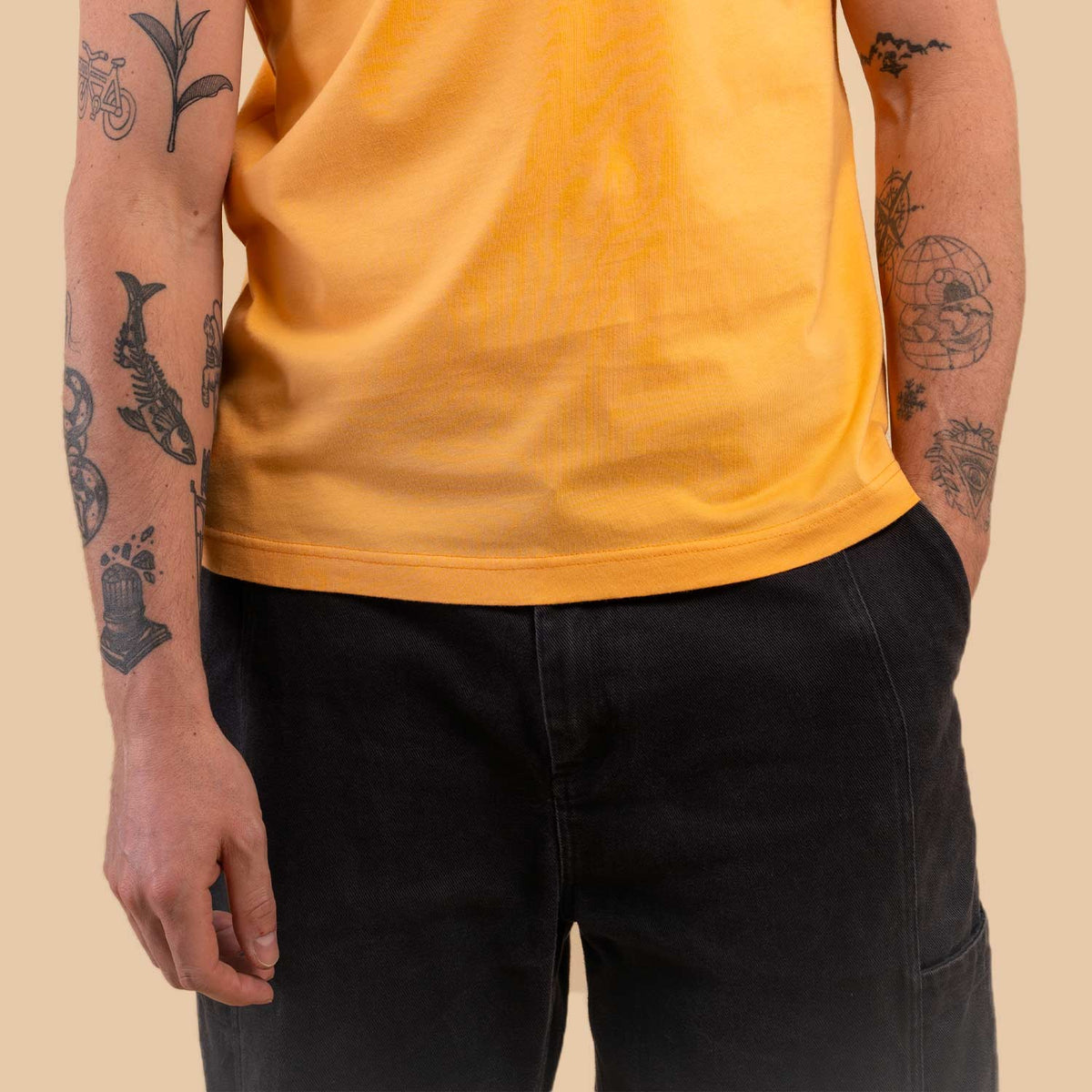 T-shirt regular "Km & Mozza"