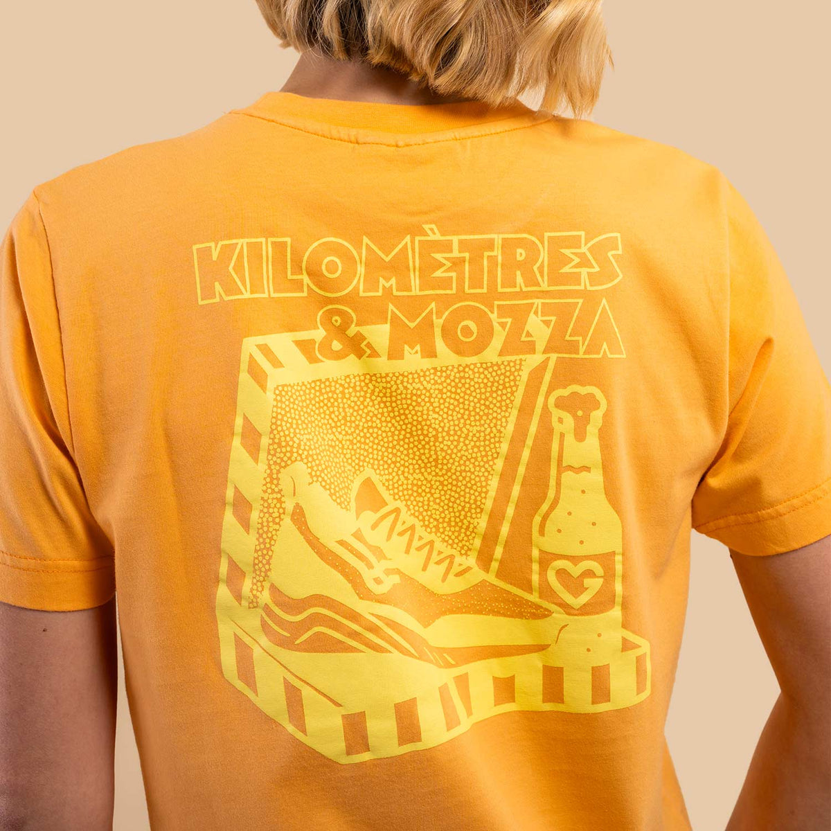 T-shirt regular "Km & Mozza"