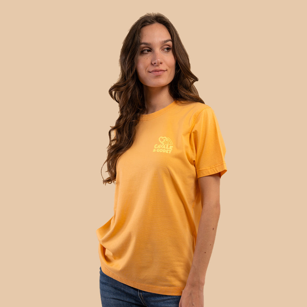 T-shirt regular "Km & Mozza"